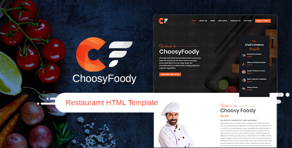 ChoosyFoody - Restaurant HTML Template