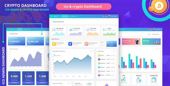 Preview image for Tokenizer - ICO Admin & Crypto Trading Dashboard