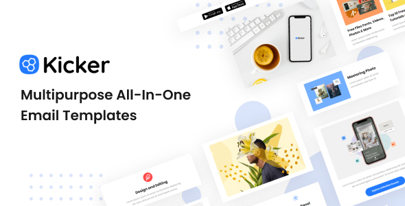 Kicker - Startup HTML Email Template
