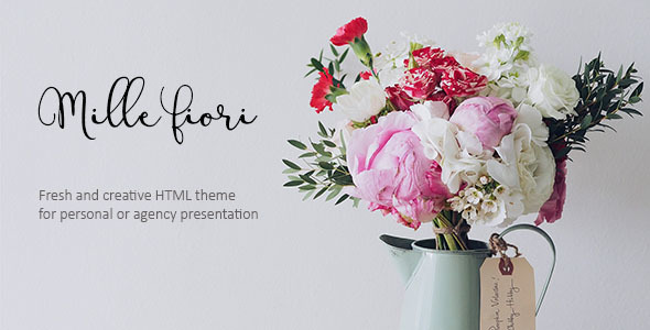Preview image for Mille Fiori - Creative Floristic Template