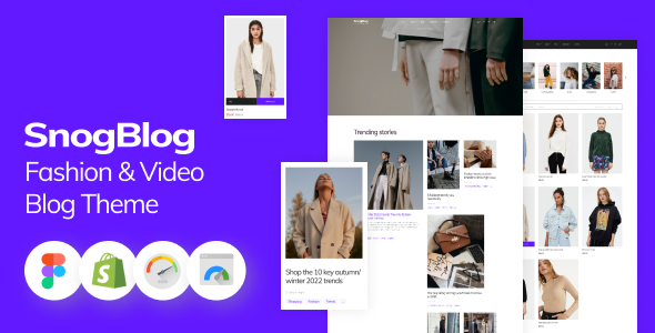 SnogBlog - Fashion & Video Blog Theme for Shopify listing image