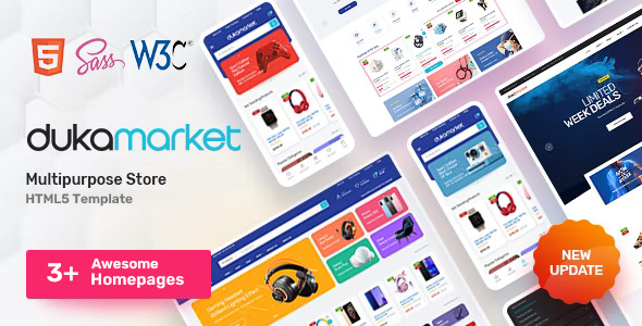 DukaMarket - Multipurpose eCommerce HTML5 Template