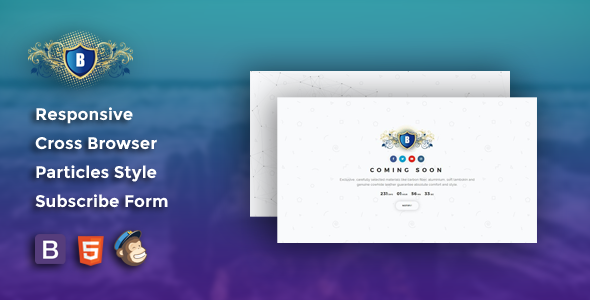 BOOM - Coming Soon Template. product preview