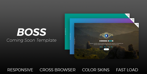 Preview image for BOSS - Coming Soon Template