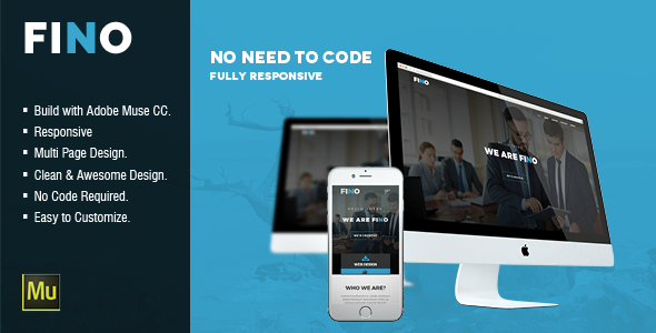 FINO - Creative Multi-Purpose Muse Template product preview
