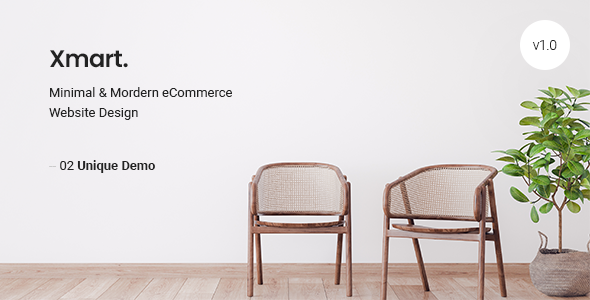 Xmart - Minimal eCommerce HTML5 template listing image