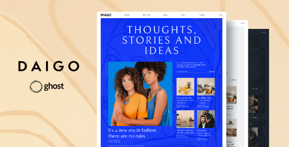 Daigo - Magazine Ghost Blog Theme listing image