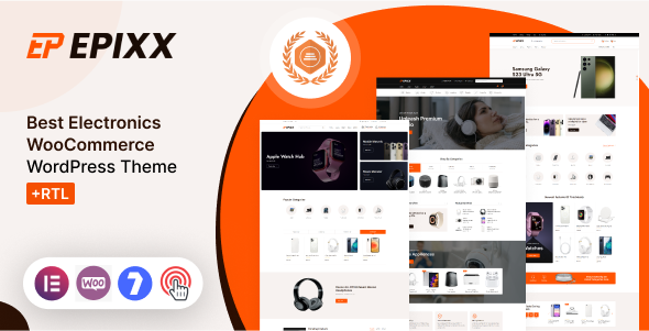 Preview image for Epixx - Electronics WooCommerce WordPress Theme + RTL