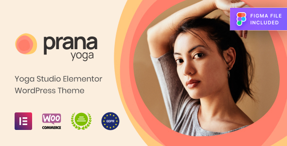 Product preview supplied for Prana Yoga -  Fitness Theme for Elementor