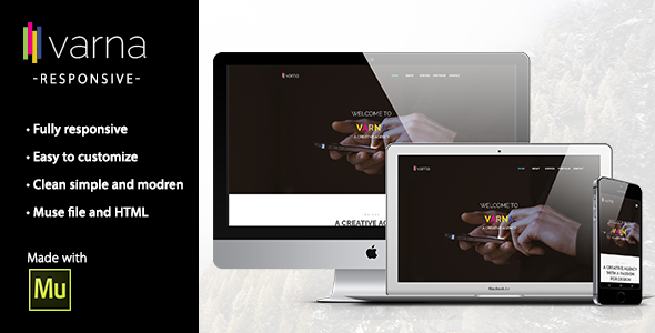 Preview image for VARNA - Creative Multi-Purpose Muse Template