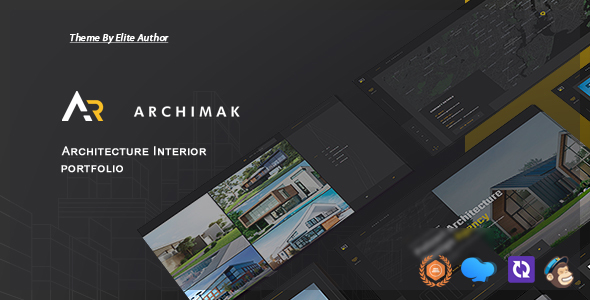 Archimak - Architecture Interior Portfolio WordPress Theme listing image