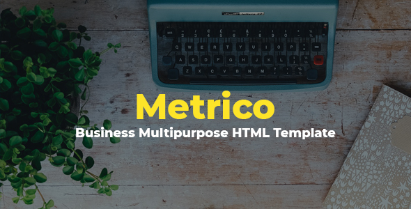 Metrico - Business Multipurpose HTML Template listing image