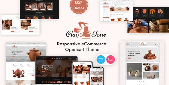 Preview image for Claytone - Responsive OpenCart Theme