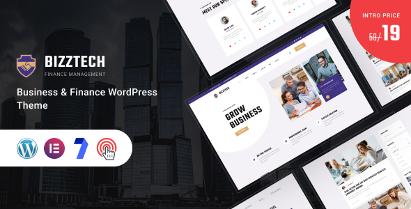 Bizztech - Business And Finance WordPress Theme