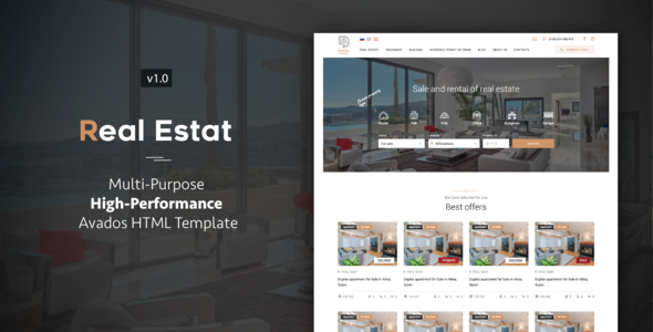 Avados - Real Estate HTML Template listing image