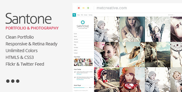 Santone - Clean Responsive Portfolio listing image
