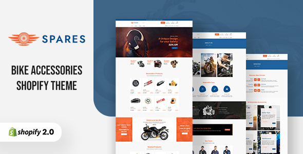 Spares - Car, Auto Parts Shopify Theme listing image