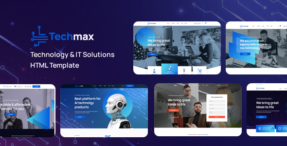 Techmax - Business & Technology HTML Template product preview