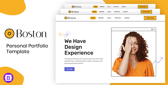 Boston - Bootstrap 5 Personal Portfolio