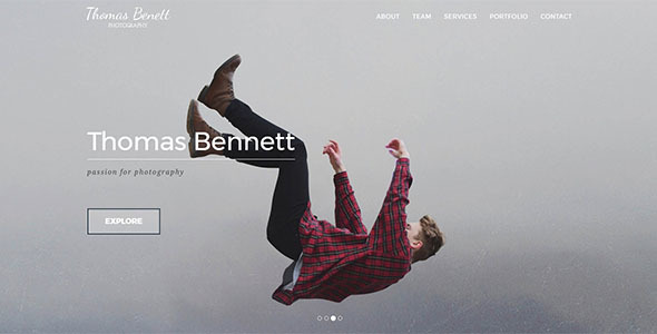 Thomas Benett - Creative Photography Template product preview