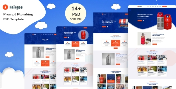 Fairges- Prompt Plumbing PSD Template