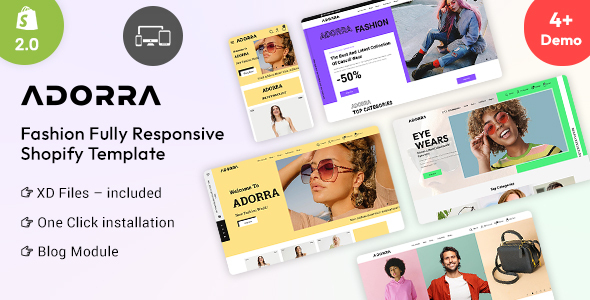 Product preview supplied for Adorra - Multipurpose Fashion Shopify 2.0 Theme