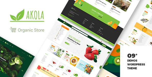 Akola - Organic & Food Store WordPress Theme with AI