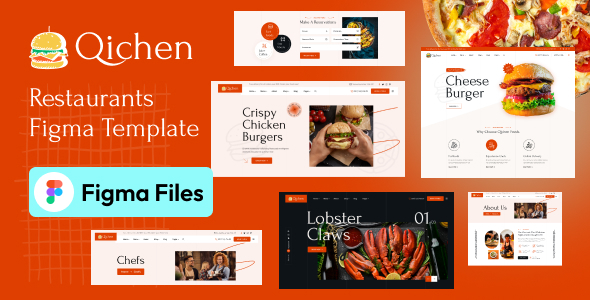 Qichen - Restaurant Figma Template