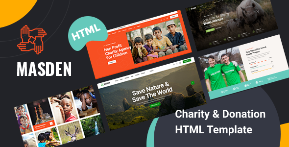 Masden - Charity & Donation HTML Template
