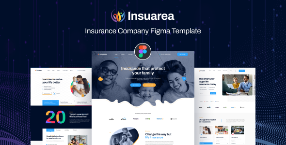 Preview image for Insuarea – Insurance Company Figma Template