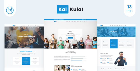 Kalkulat | PSD Template