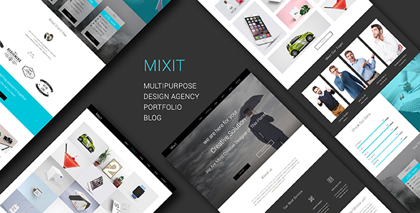 Mixit_Responsive Multipurpose One Page Muse Template
