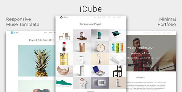 ICUBE_Muse Portfolio Template