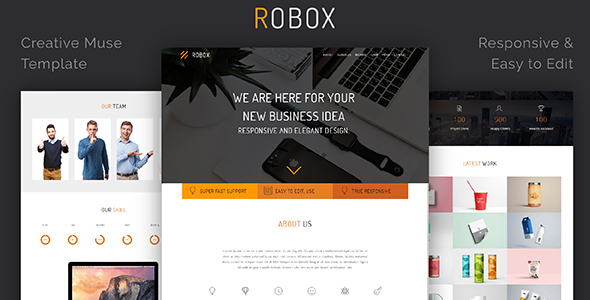 Robox_Creative Muse Template product preview