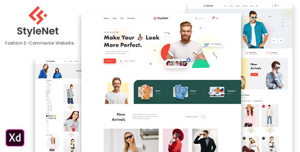 StyleNet - Fashion e-Commerce XD Template