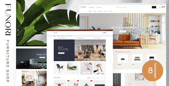 Funori – Furniture WooCommerce WordPress Theme with AI