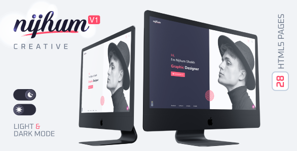 Nijhum - Personal and Creative Agency HTML5 Template