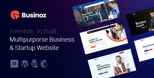 Businoz - Multipurpose Business WordPress Theme + RTL product preview