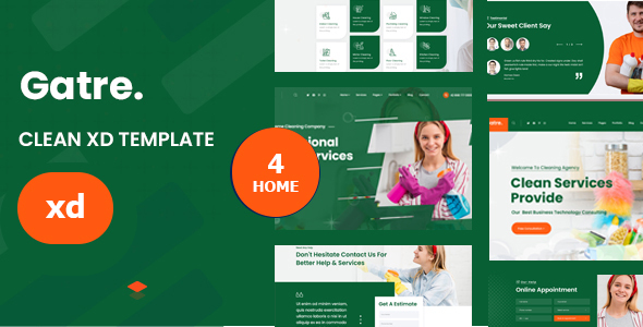 Gatre.- Cleaning xd Template listing image