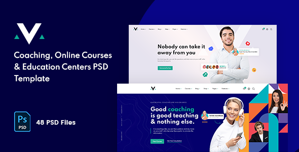Preview image for Mudarib - Coaching & Online Courses PSD Template