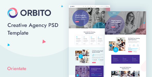 Orbito - Creative Agency Psd Template