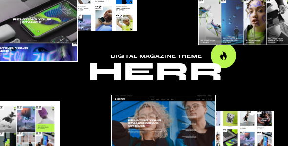 Herr - Digital Magazine WordPress Theme