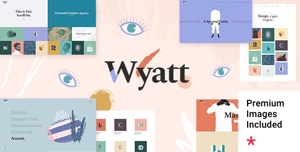 Wyatt - Creative Portfolio WordPress Theme product preview