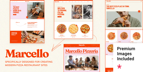 Marcello - Pizza Restaurant WordPress Theme