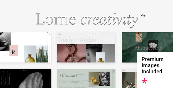Lorne - Creative Portfolio WordPress Theme