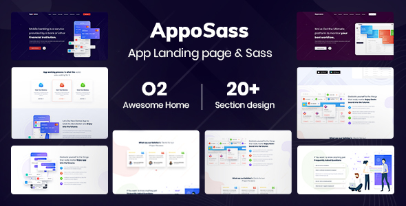 Apposass- App and Sass Product Landing Page Template