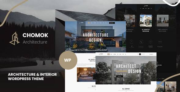 Chomok - Modern Architecture & Interior WordPress Theme product preview