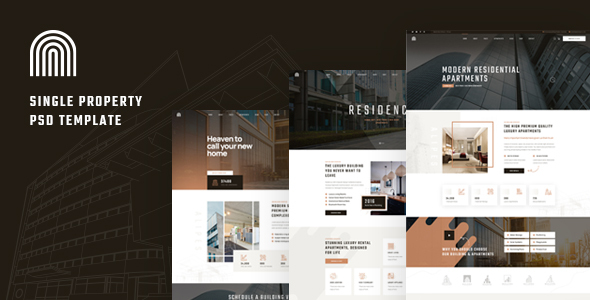 Alipes - Single Property PSD Template listing image