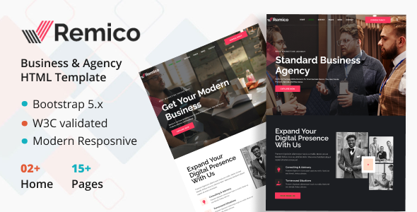 Remico - Business Multipurpose HTML Template