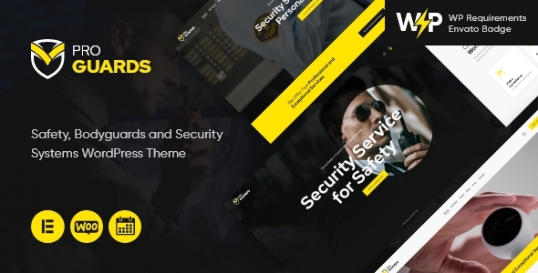 ProGuards - Safety Bodyguard & Security WordPress Theme